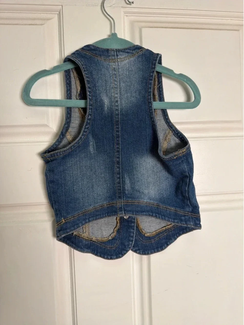 Girls Boho Denim Vest 6